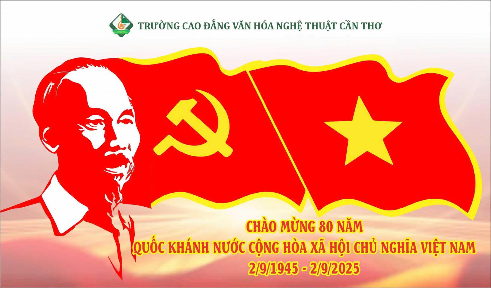Chào mừng kỷ niệm 80 năm Ngày Quốc khánh nước Cộng hòa xã hội chủ nghĩa Việt Nam (02/9/1945 - 02/9/2